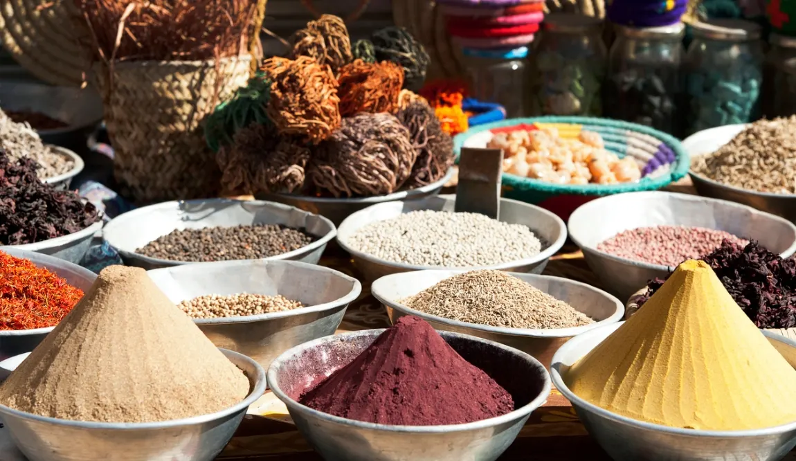 especias y comida nubia