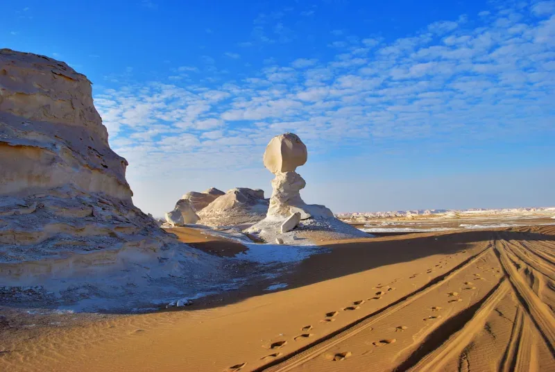 Deserto Bianco formazioni calcaree
