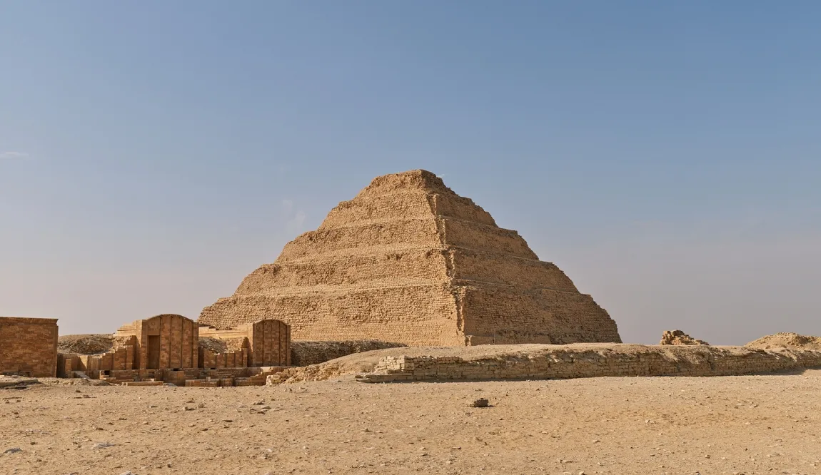 la piramde de Saqqara