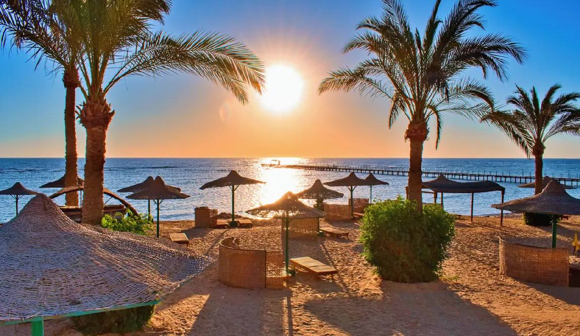 la playa de Sharm el-Sheikh