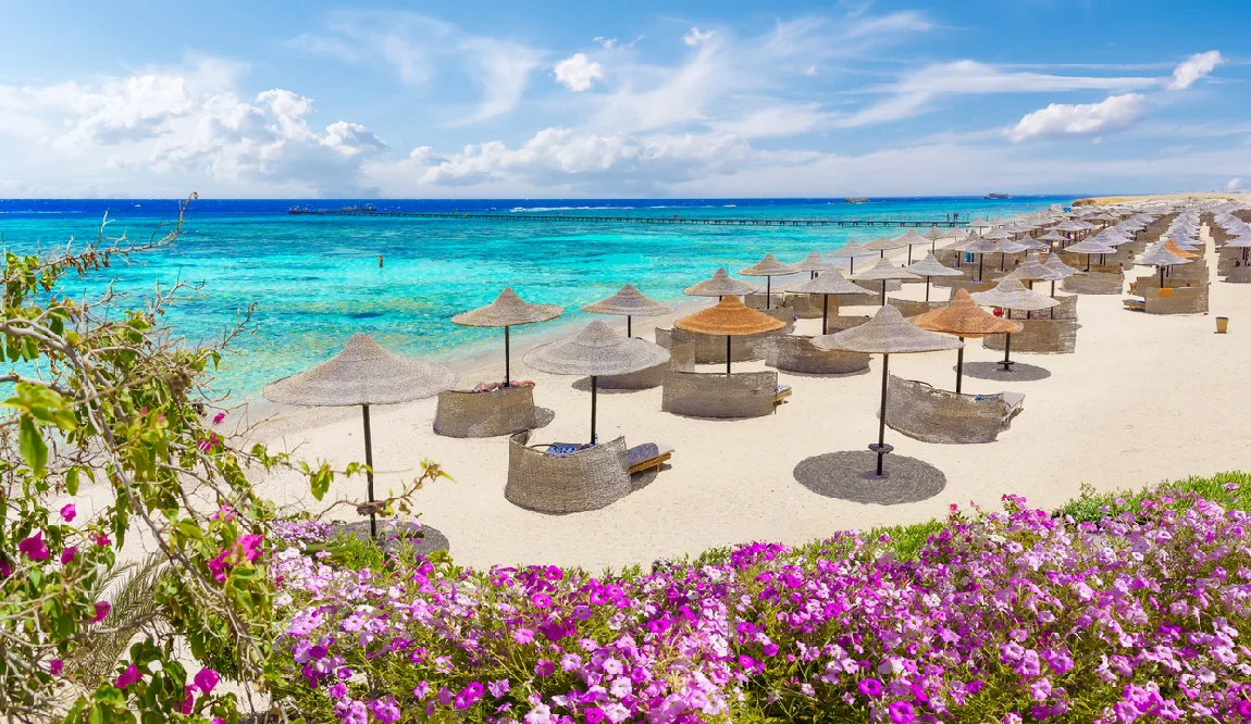 la playa de Marsa Alam