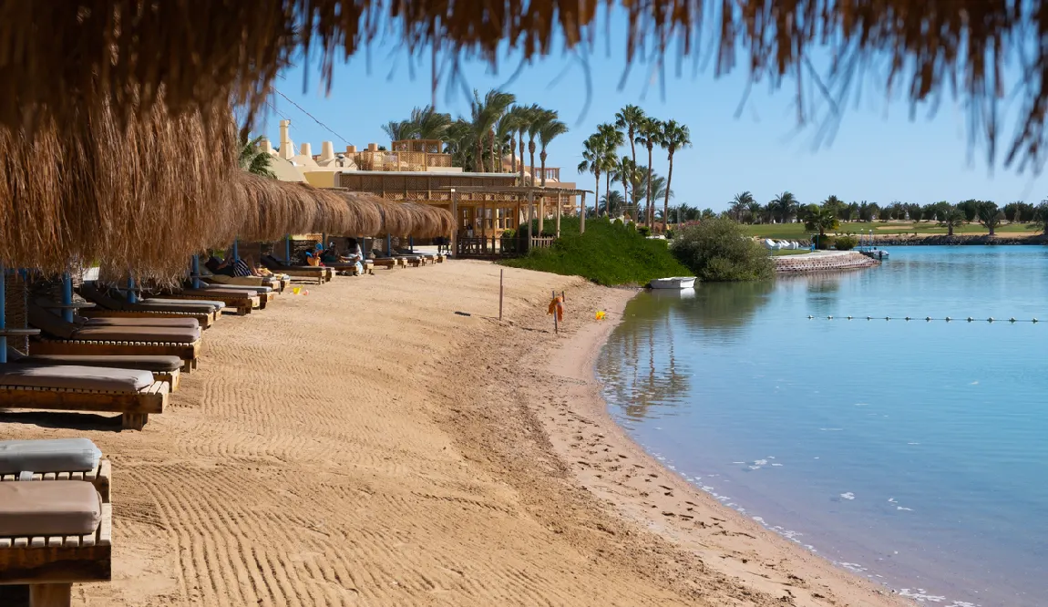 la playa del Gouna en egipto