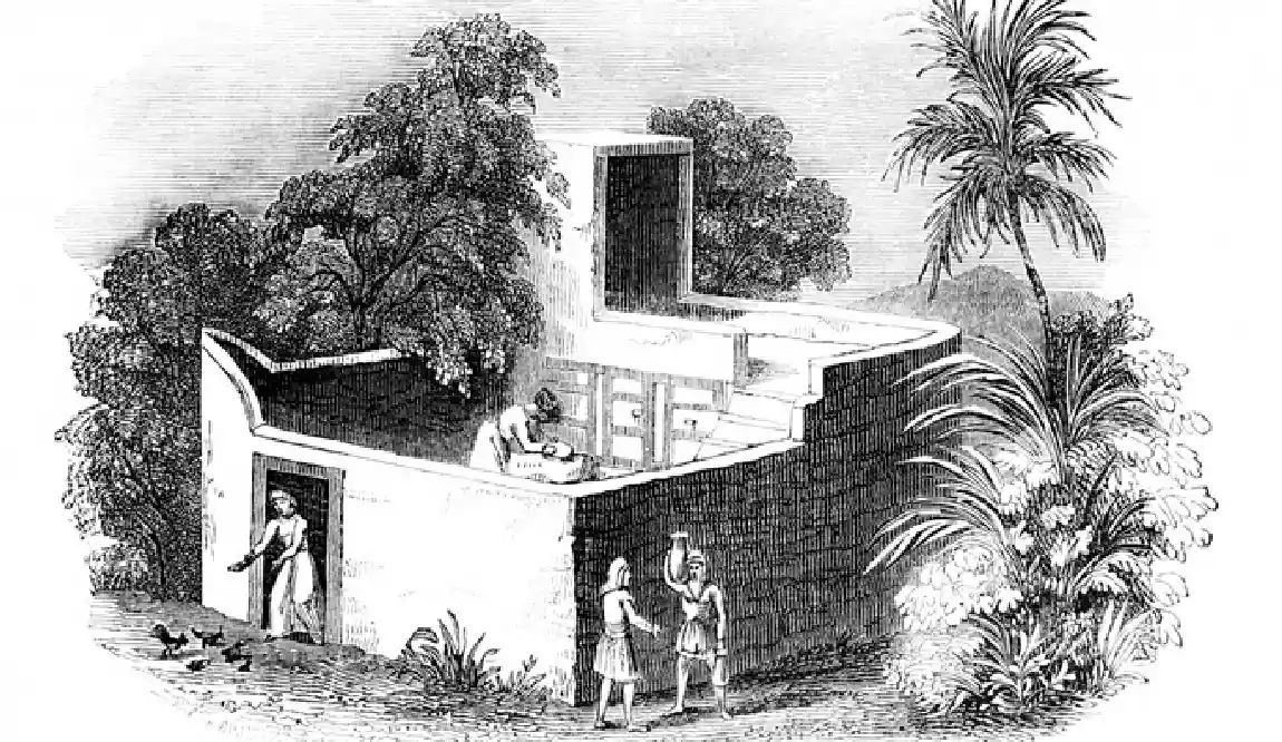 las casas del antiguo Egipto
