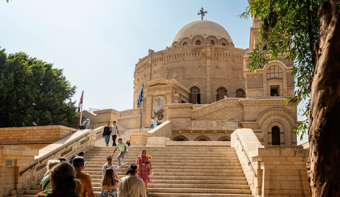 La Iglesia Ortodoxa Copta de San Jorge en El Cairo