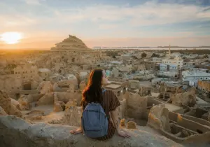 Una Donna ad Oasi di SIwa, vacanze in egitto offerte