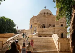 Chiesa di St. George, viaggio della sacra famiglia in egitto