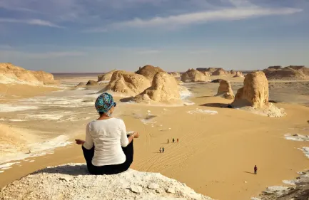 il deserto bianco, offerta oasi egitto e crociera nilo