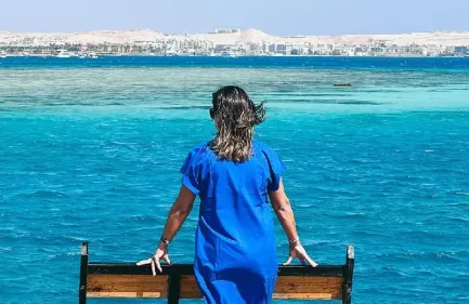 una donna al mar rosso, tour cairo crociera e marsa alam