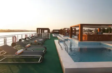 La camera da letto a bordo di crociera le fayan I, crociera sul Nilo 5 giorni
