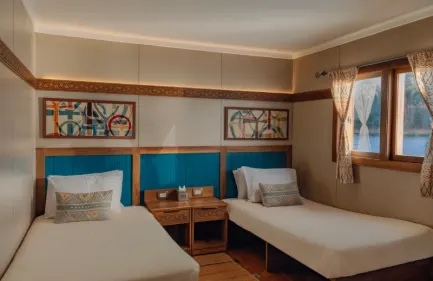 dahabeya crociera, camera da letto