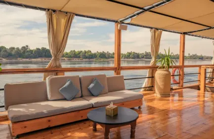 sundeck della dahabeya, crociera dahabeya