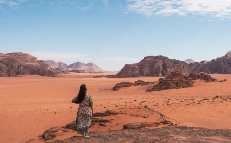Cose da fare in Giordania, Una donna a Wadi Rum