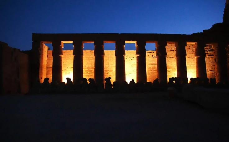 Eclissi 2027, Luxor a notte