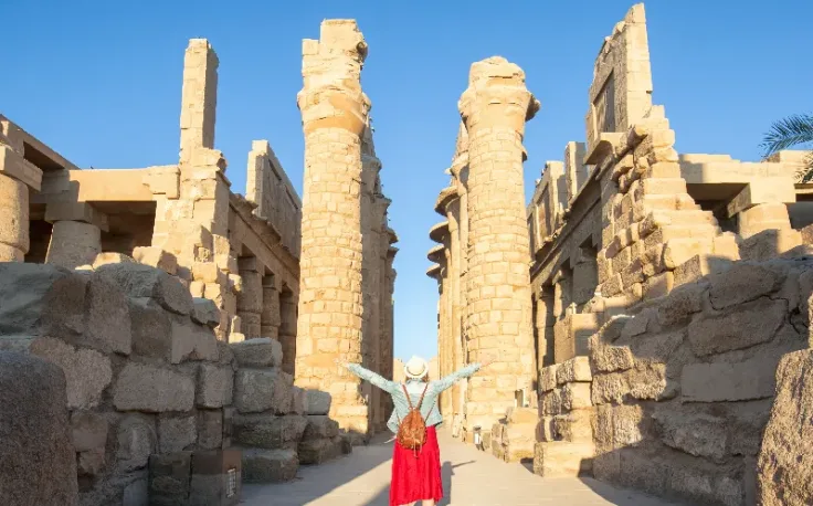 luxor, egitto a novembre