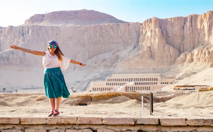 Tempio di Hatshepsut alla riva ovest di luxor