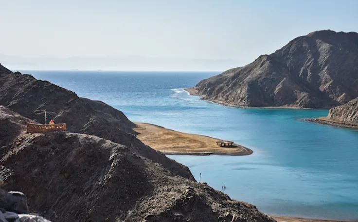 la natura nel sinai, penisola del mar rosso