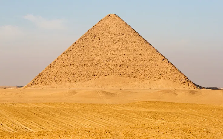 La piramide Rossa alla necropoli di saqqara