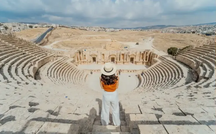 Teatro Romani jerash , jerash giordania