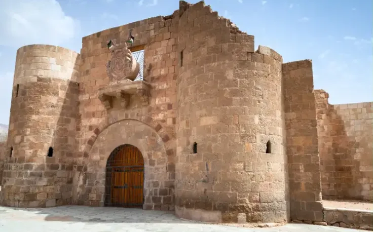 il castello di aqaba , golfo di aqaba