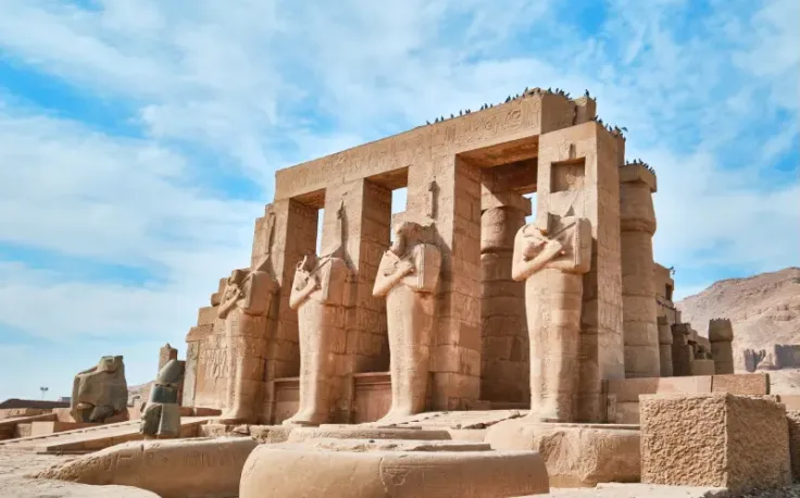 tempio di ramesseum , ramesseum
