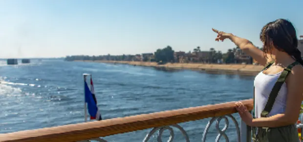 Recuerdos de Egipto durante un crucero por el Nilo