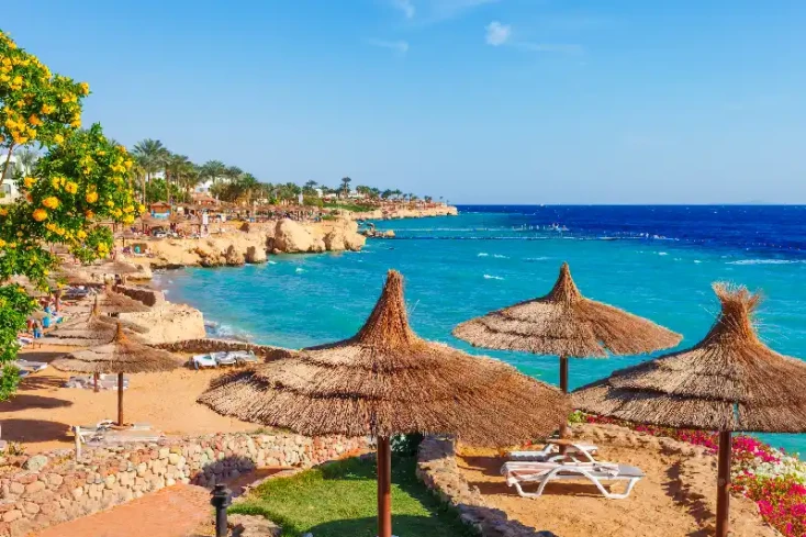 una delle Spiagge In Egittoa Sharm el sheikh