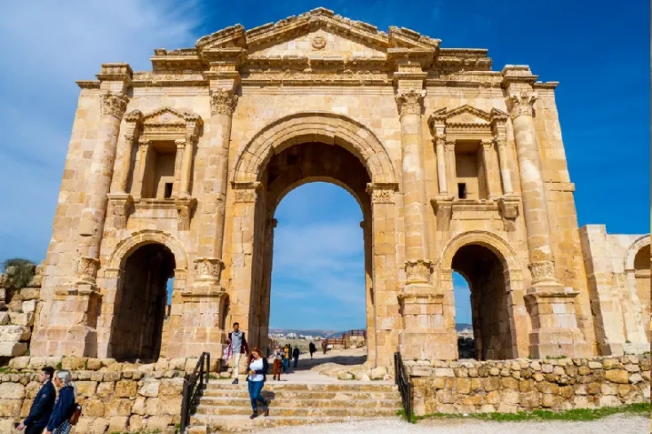 L'Arco di Adriano, jerash giordania cosa vedere