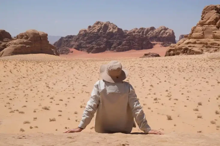 il deserto di wadi rum, clima giordania dicembre il deserto di wadi rum, clima giordania dicembre