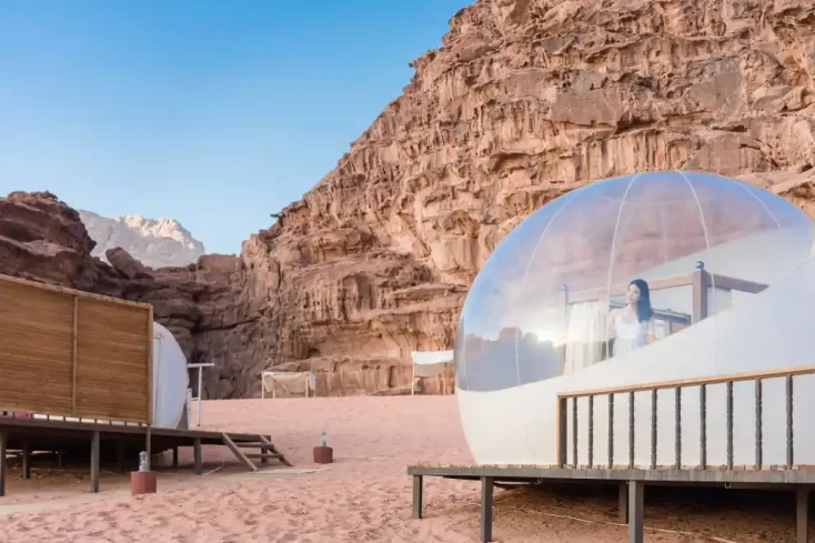 il deserto di wadi rum in giordania, clima giordania dicembre