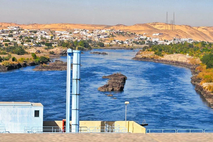 il lago nasser in Egitto ,