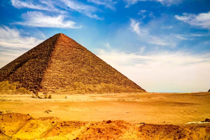 La piramide Rossa alla necropoli di saqqara