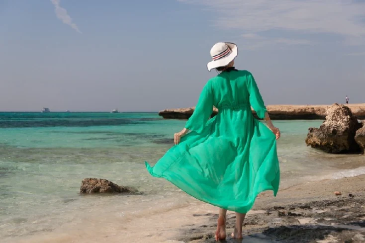 taba mar rosso, una donna sul mar rosso