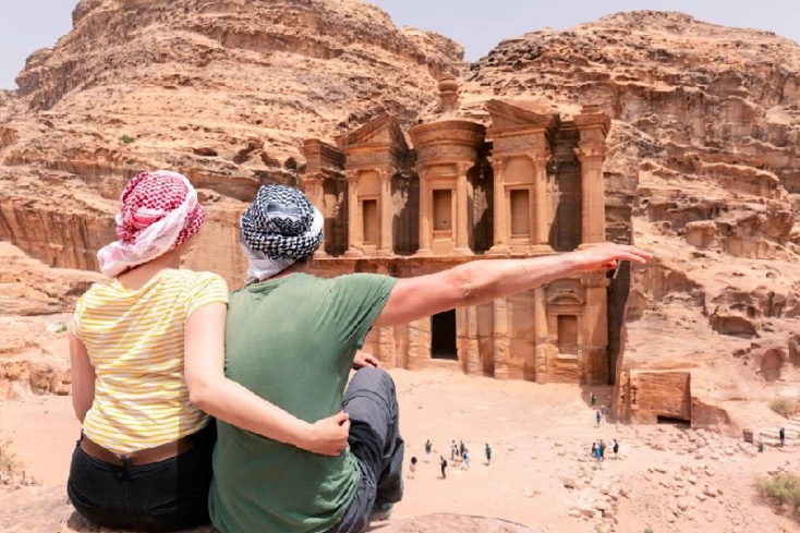 Dove si trova Petra, una coppia a petra Dove si trova Petra, una coppia a petra