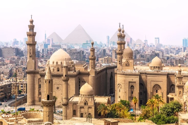 Festività islamiche, la moschea al cairo