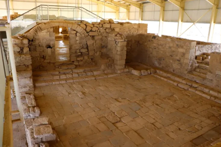 mosaici fortezza di umm er-rasas, madaba giordania mosaici fortezza di umm er-rasas, madaba giordania