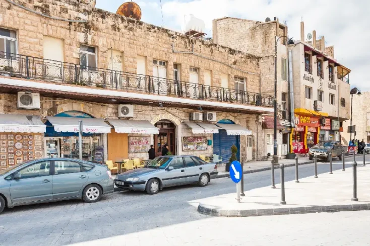 le strade di madaba, madaba giordania le strade di madaba, madaba giordania