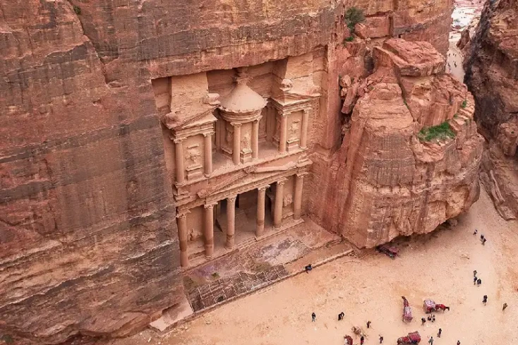 Petra in giordania, giordania terra sannta