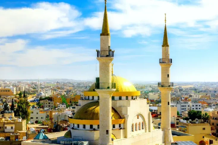 citta di madaba in giordania , giordania terra santa