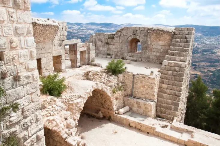 il castello di Ajloun, ajloun