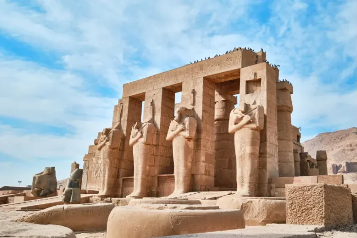 tempio di ramesseum , ramesseum