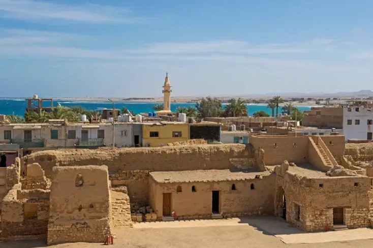 la città del quseir sul mar rosso