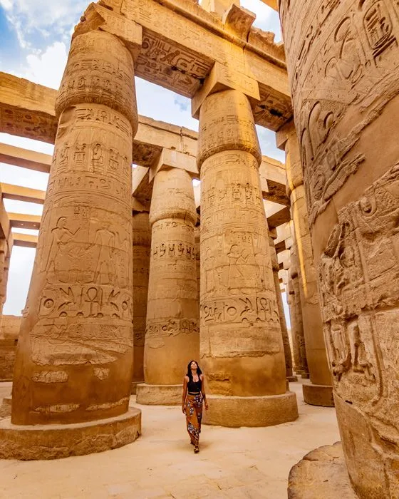 Karnak Temple in Luxor Egypt Karnak Temple in Luxor Egypt