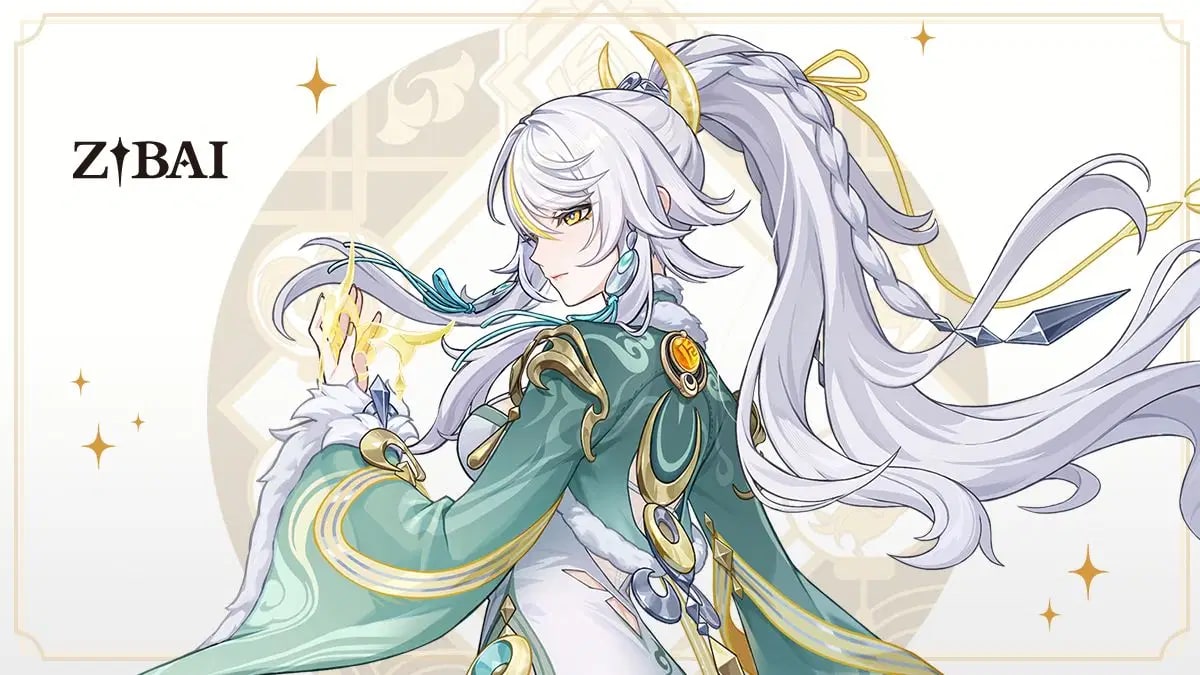 Zibai em Genshin Impact