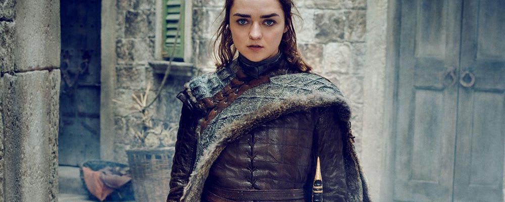 Arya Stark em cena de Game of Thrones