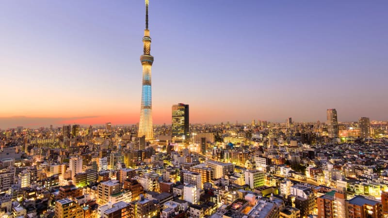 Ankomst Tokyo