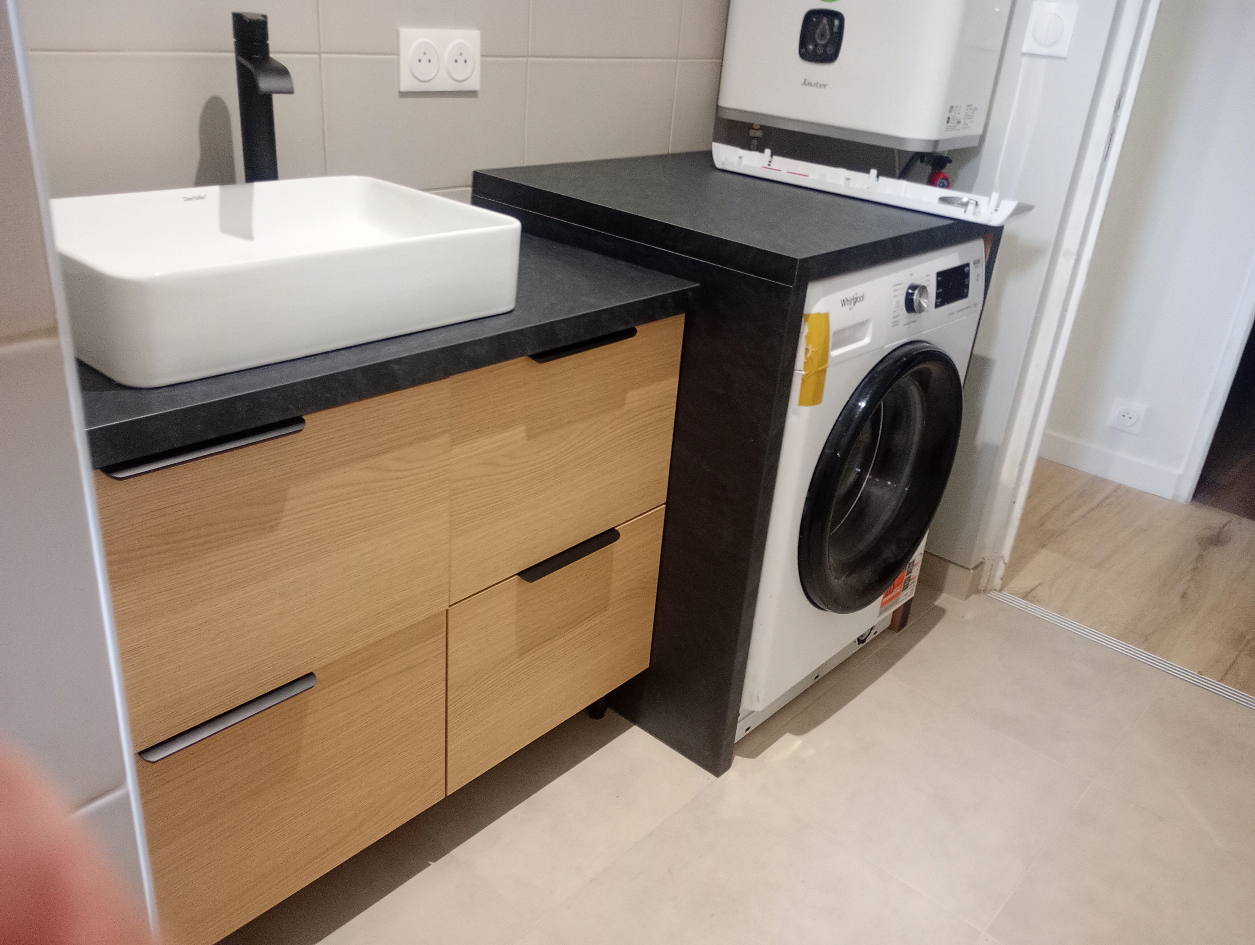 Optimisation d'une salle de bain - Menuiserie Sirouet