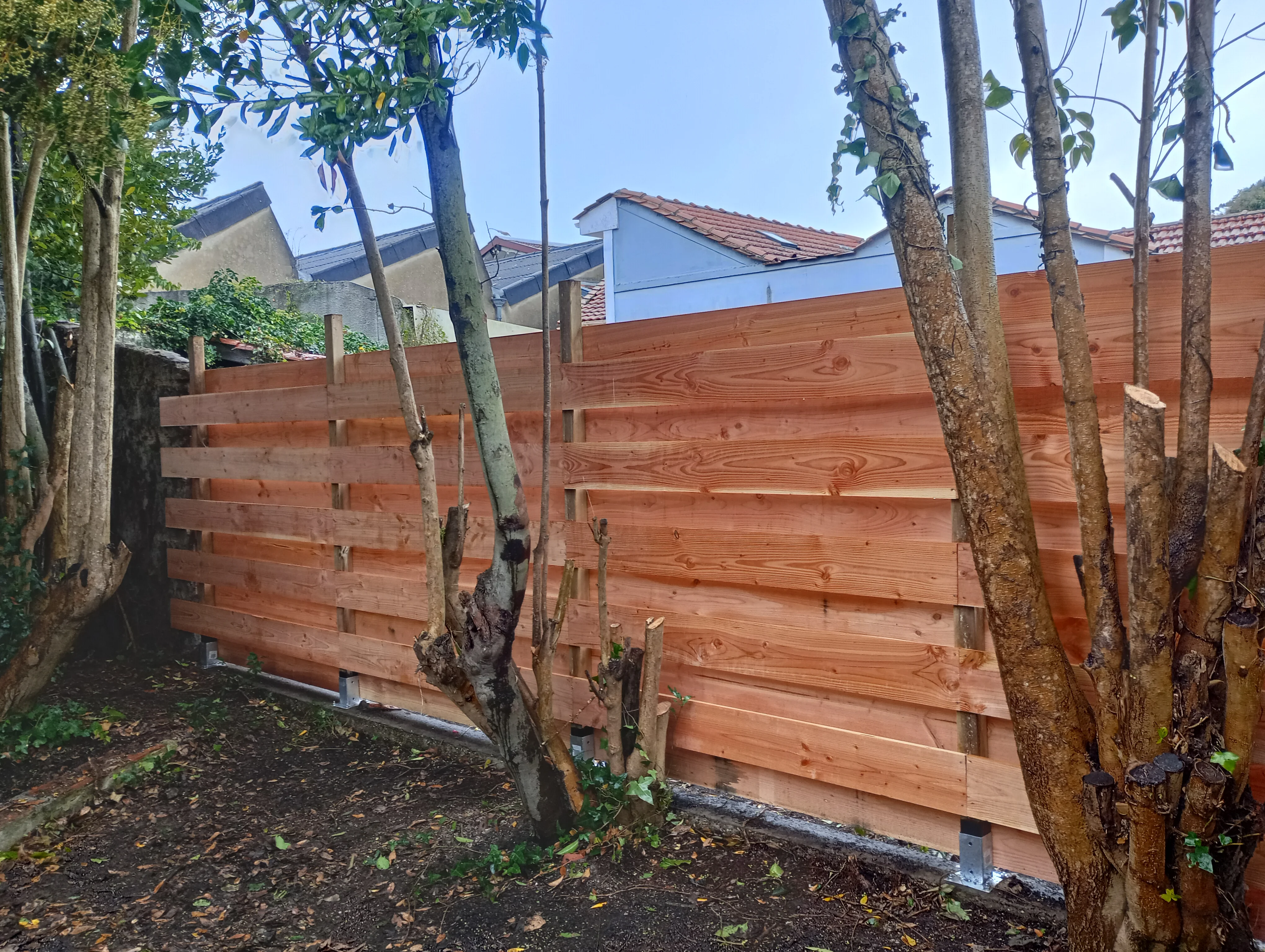 Clôture séparative - Menuiserie Sirouet