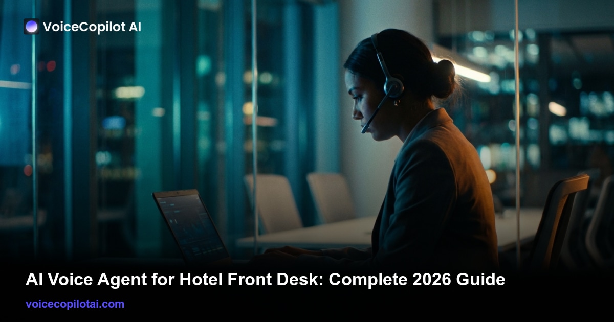 AI Voice Agent for Hotel Front Desk: Complete 2026 Guide