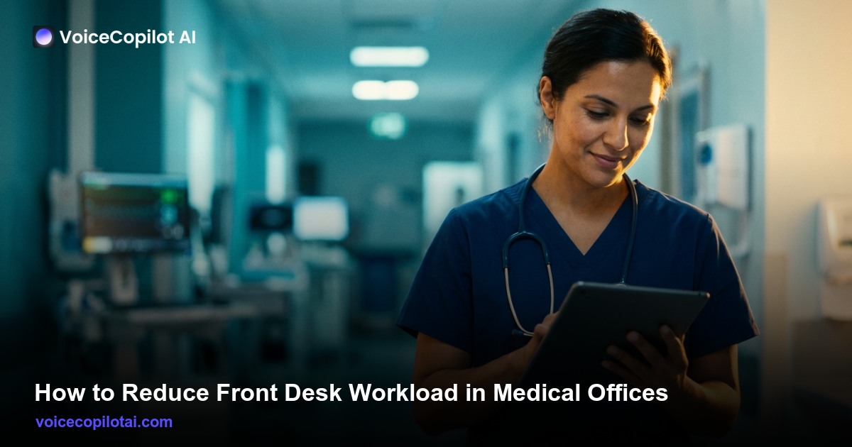 How to Reduce Front Desk Workload in Medical Offices