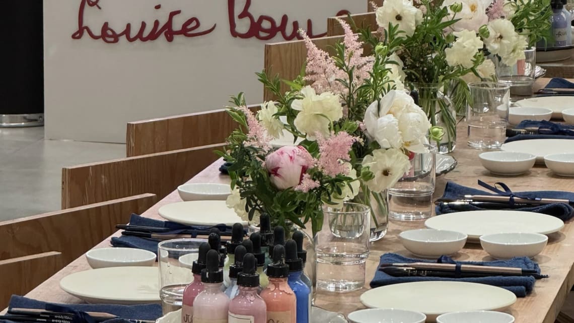 SANDRO x Louise Bourgeois · custom ceramic event